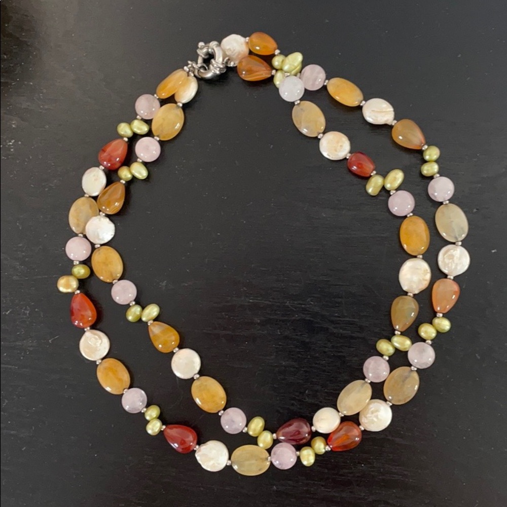 Natural stones necklace